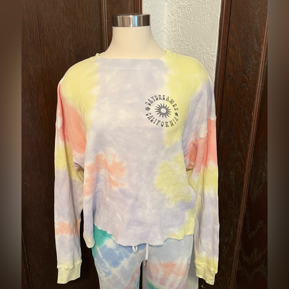 Daydreamer Thermal Tie Dye Top NWT Multiple Sizes Available